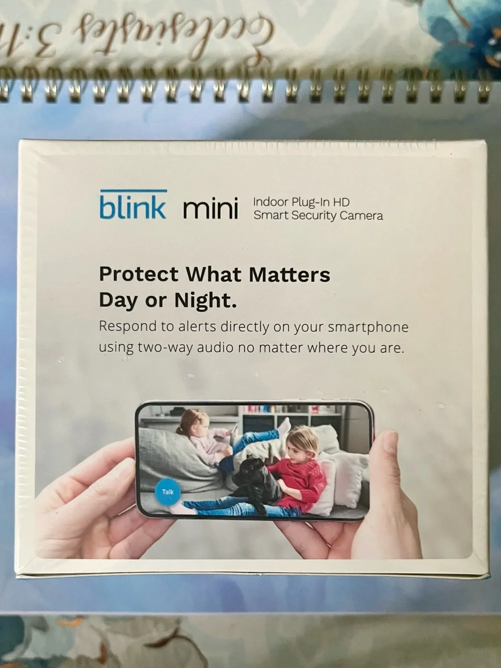 Blink Mini Indoor Plug-In HD Smart Security Camera - White